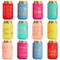 BLUE PANDA 12-Pack Scalloped Can Cooler Sleeves - Girls Trip Fun Gifts - Fits Most 12oz Cans (2.5x2.5x4.2 in) - Neoprene Insulation